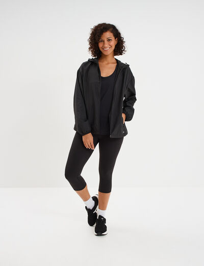 D&eacute;bardeur de sport fluide dos nageur noir femme