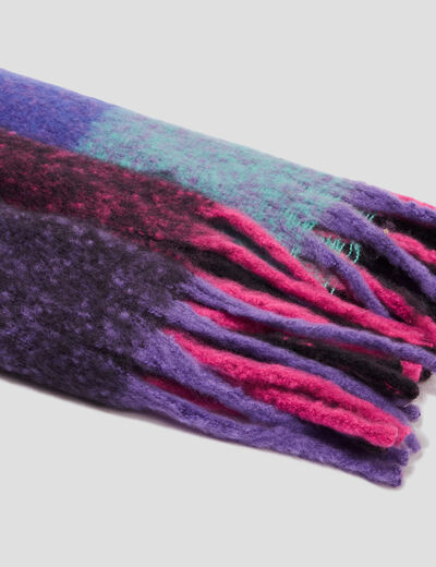 Écharpe multicolore femme