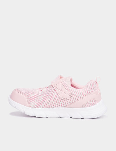 Baskets running Skechers Comfy Flex rose clair fille