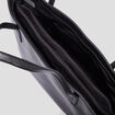Sac cabas trapèze noir femme