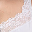 Soutien-gorge corbeille dentelle blanc femme grande taille