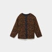 Veste polaire r&eacute;versible et matelass&eacute;e noir femme