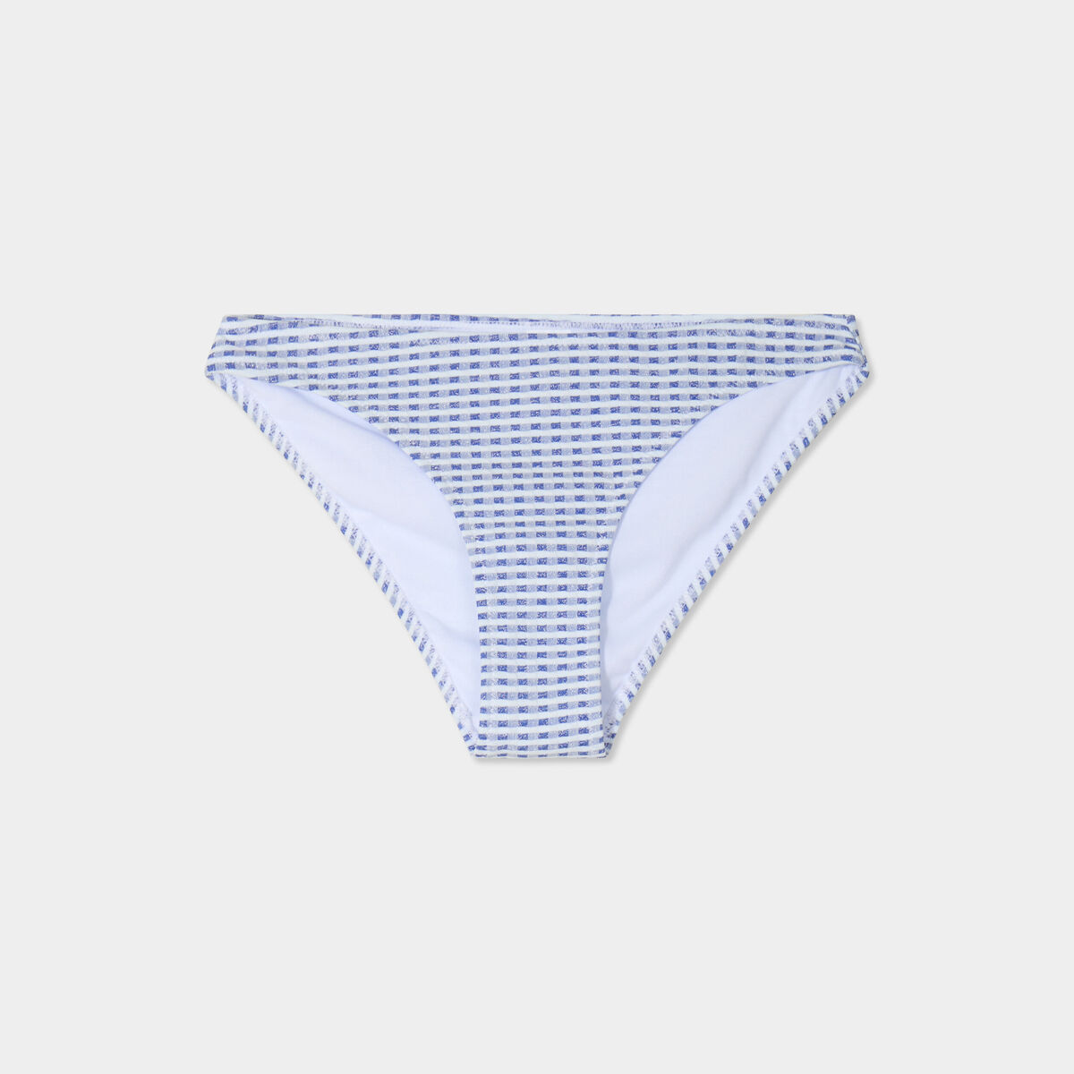 Bas de maillot de bain bleu femme