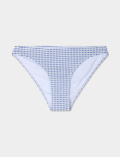 Bas de maillot de bain bleu femme