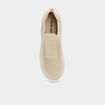Baskets running &eacute;lastiqu&eacute;es slip-on sable femme