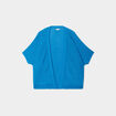 Gilet manches 3/4 bleu canard femme grande taille