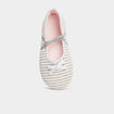 Chaussons ballerines gris fille