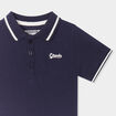 Polo manches courtes coton Creeks bleu marine b&eacute;b&eacute; gar&ccedil;on