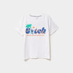 T-shirt manches courtes Stitch blanc femme