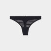 String en dentelle noir femme