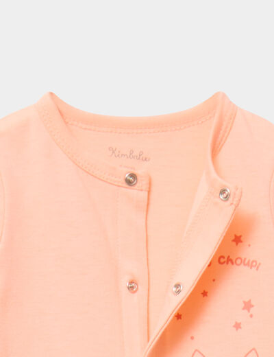 Dors-bien manches longues rose clair b&eacute;b&eacute;