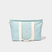 Sac cabas avec bandoulière vert pastel femme