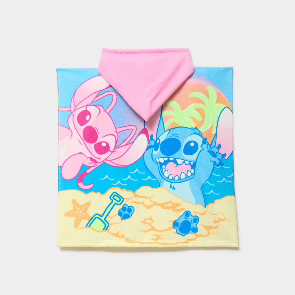 Cape de bain Stitch multicolore fille