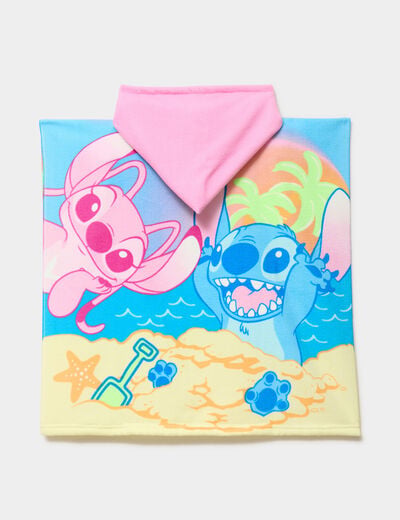 Cape de bain Stitch multicolore fille