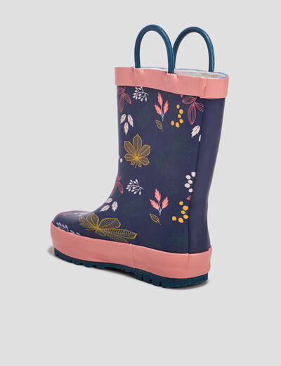 Bottes de pluie bleu marine fille