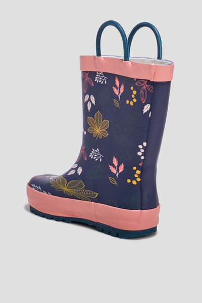 Bottes de pluie bleu marine fille
