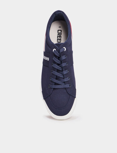 Tennis basses à lacets Creeks bleu marine homme