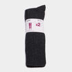 Lot 2 paires mi-bas chaud gris fonc&eacute; femme