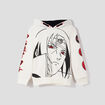 Sweat à capuche hoodie Naruto blanc garçon