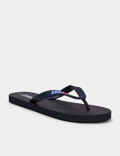 Tongs bleu marine homme