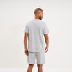 Ensemble pyjama short et t-shirt gris clair homme