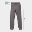 Legging de sport gainant taille haute gris fonc&eacute; femme