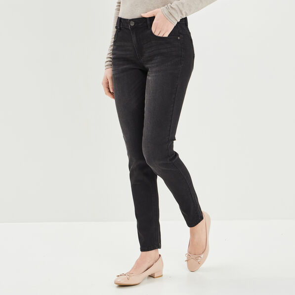 jeans skinny taille standard noir femme Jeans skinny taille standard noir femme