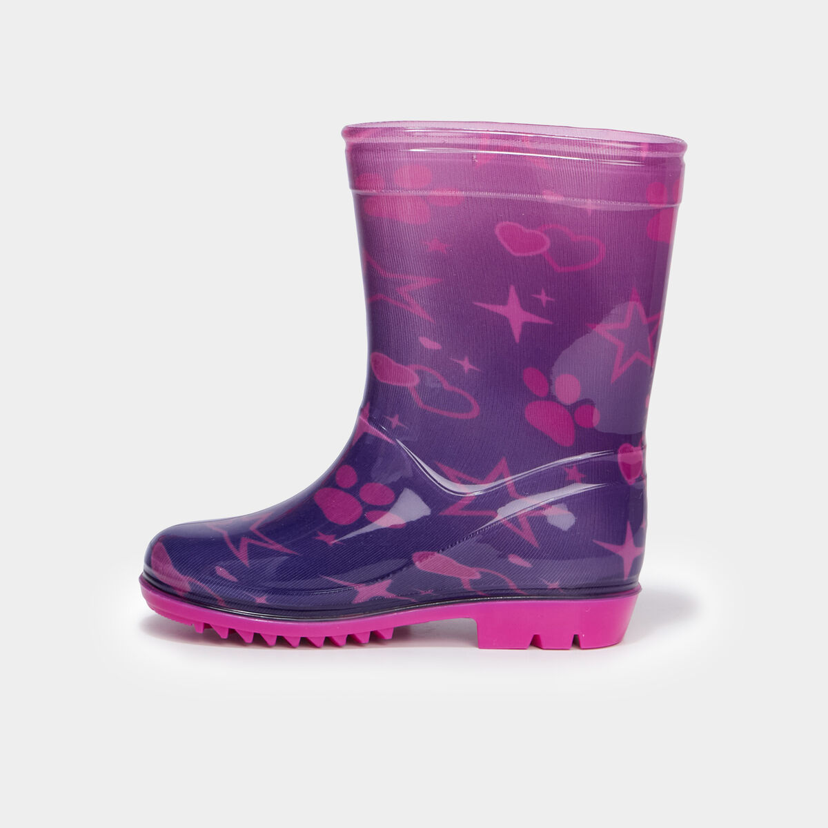 Bottes de pluie Pat Patrouille violet fille