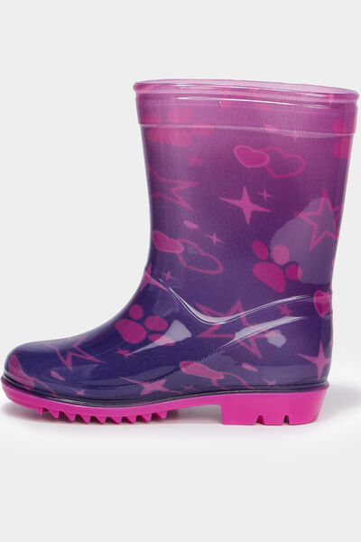 Bottes de pluie Pat Patrouille violet fille