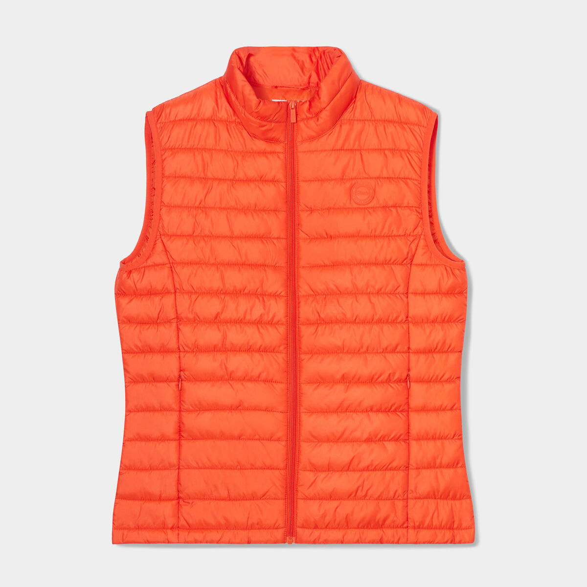 Doudoune légère déperlante sans manches orange homme