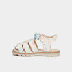 Sandales en cuir Kickers Nonosti blanc bébé fille