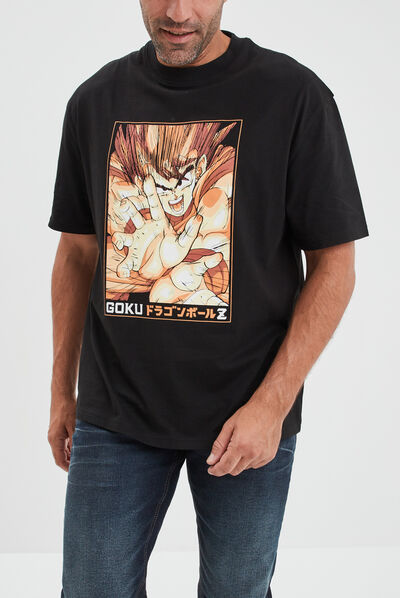 T-shirt manches courtes Dragon Ball Z noir homme