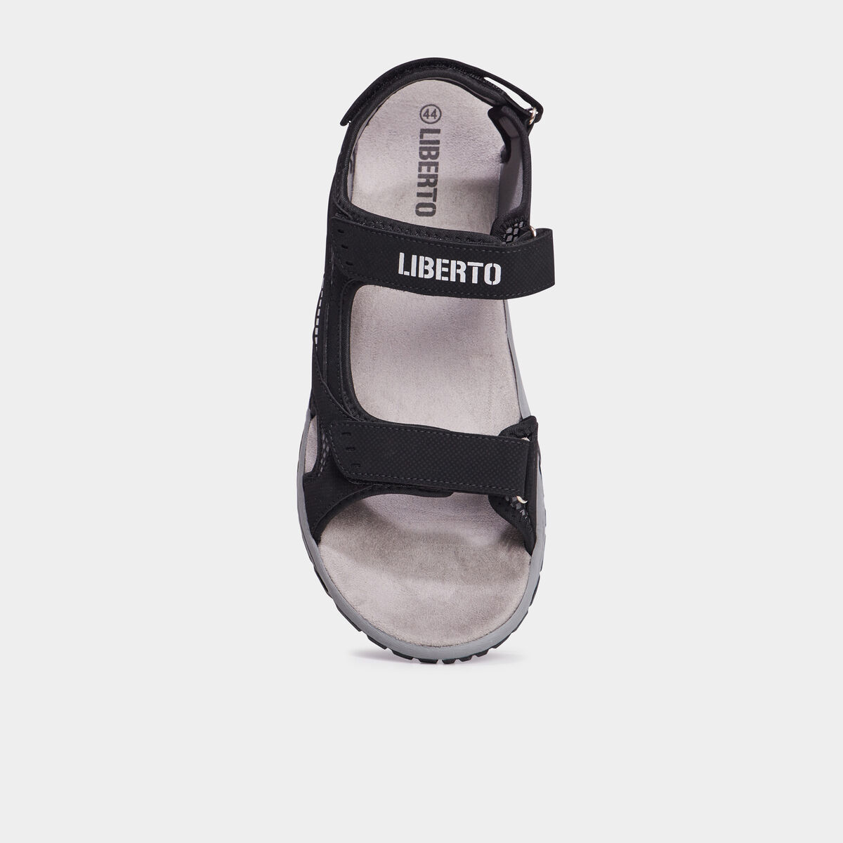 Sandales à scratchs noir homme
