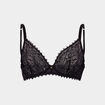 Soutien-gorge corbeille dentelle noir femme