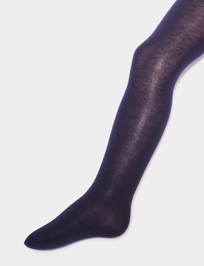 Collants bleu marine fille