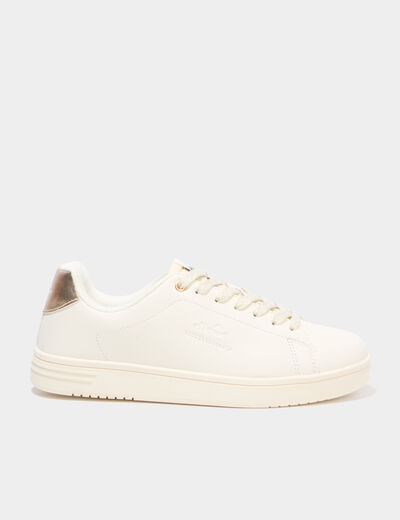 Tennis basses avec lacets Ellesse Jerry jaune or femme