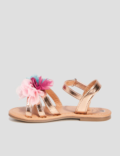 Sandales Liberto rose champagne fille