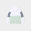 Sweat à capuche hoodie Liberto vert pastel garçon
