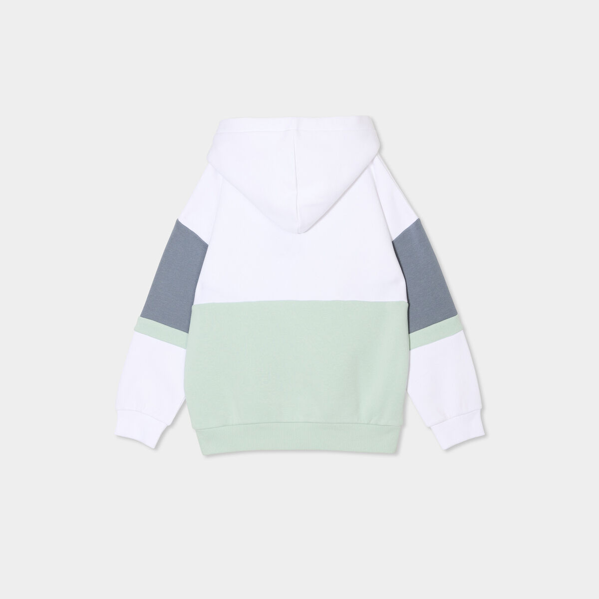 Sweat à capuche hoodie Liberto vert pastel garçon