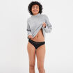 Culotte en coton noir femme