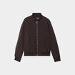 Veste zippée avec col montant Creeks marron homme