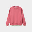 Sweat col rond manches longues vieux rose femme