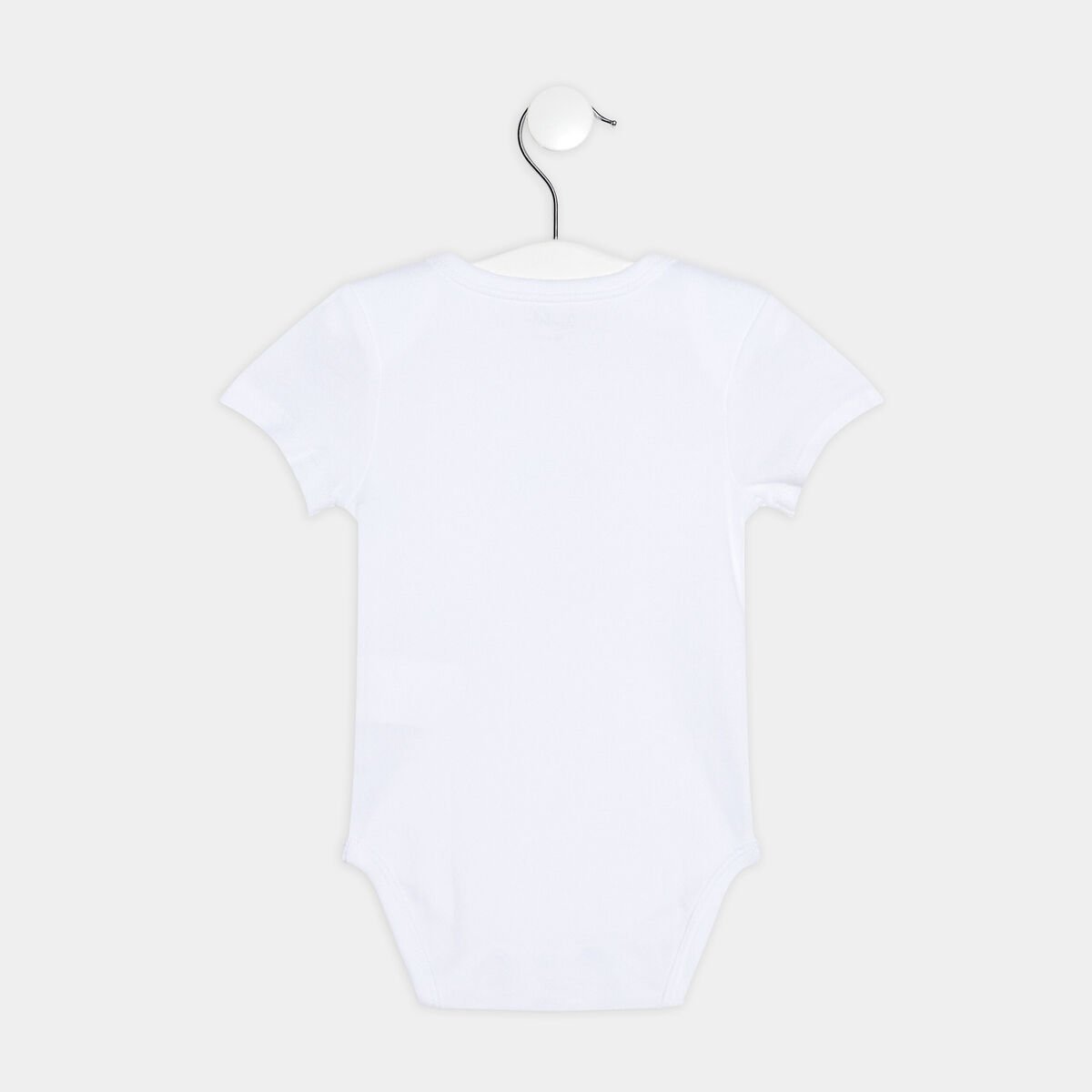 Lot 5 bodies US coton gris clair bébé