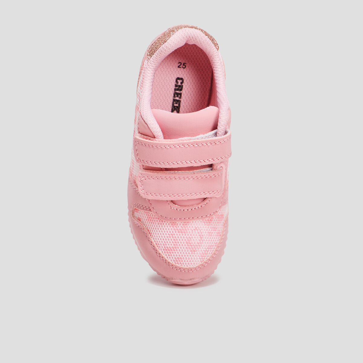 Retrorunnings à scratchs rose fille