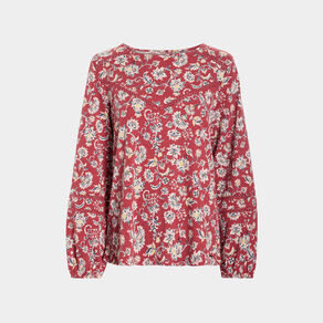 T-shirt manches longues Creeks ecru femme