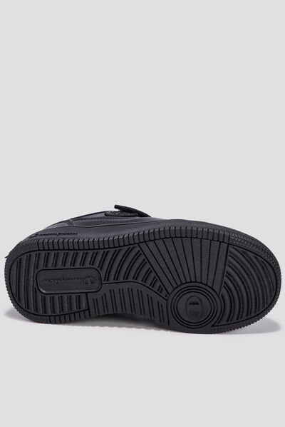 Tennis à lacets Champion Rebound noir garçon