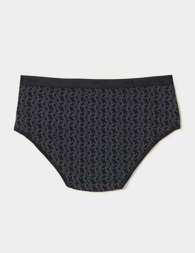 Lot 3 shortys coton noir femme