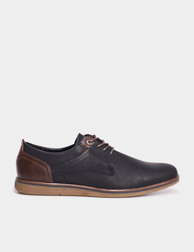 Derbies &agrave; lacets noir homme