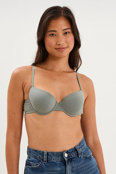 Soutien-gorge padd&eacute; embo&icirc;tant vert clair femme