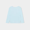 Ensemble pyjama pantalon t-shirt coton bleu turquoise fille